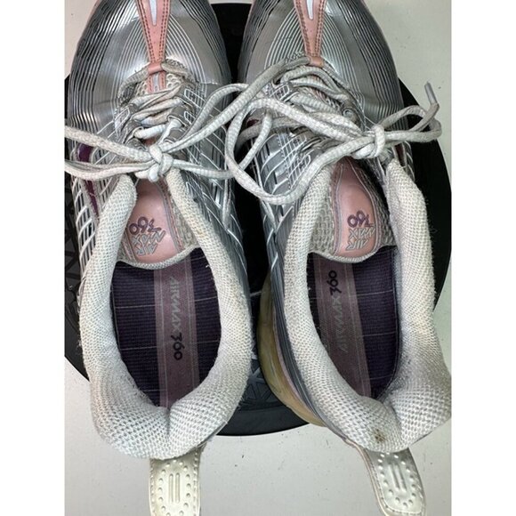 Nike 310909-051 Air Max 360 Women's Silver & Pink Sneakers Sz 8.5 US - Picture 10 of 12